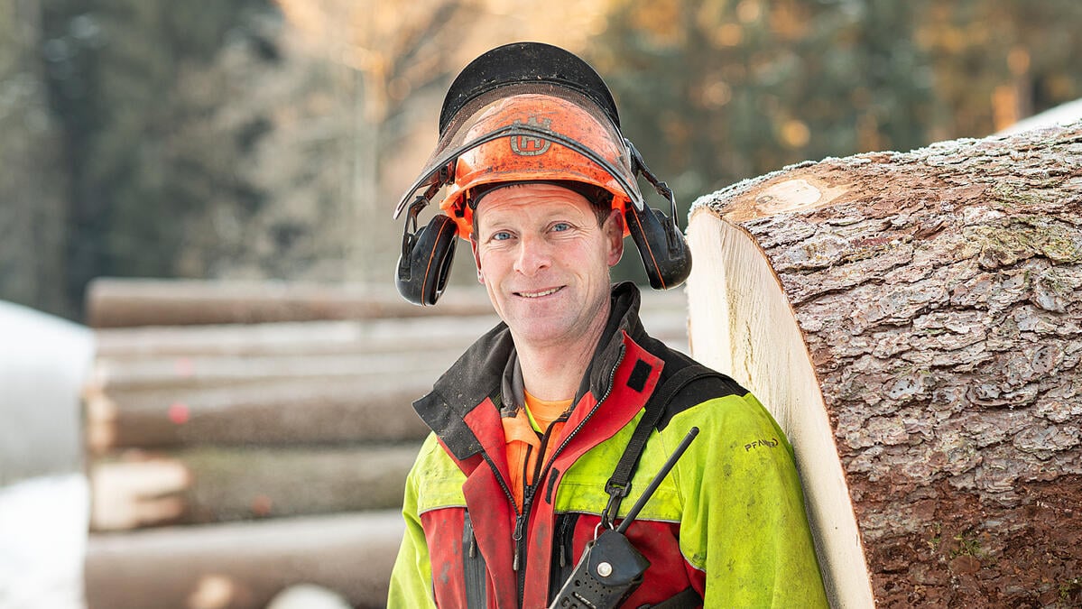Christoph Hirschi zur Forstarbeit im Emmental